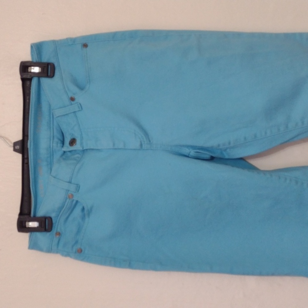 Talbots Sky Blue Curvy High Rise Stretch Ankle Jeans Size 8 - Picture 4 of 12